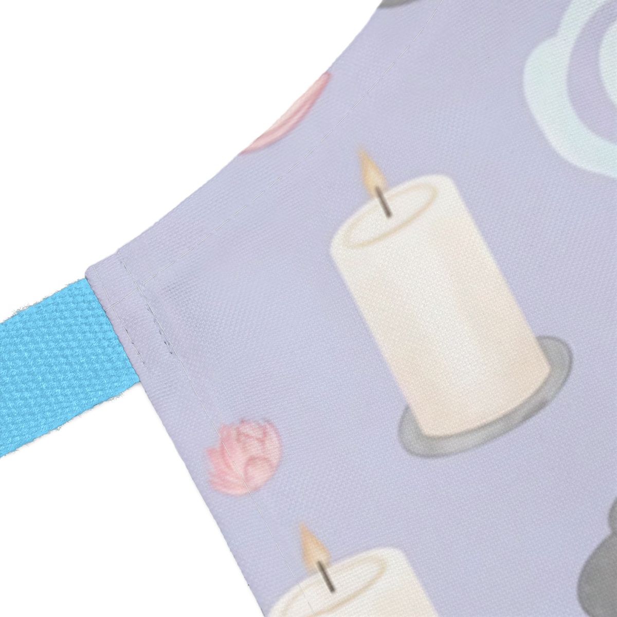 Soothing Lavender Candle Print on Durable Tote Bag