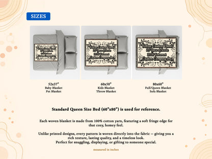 Vintage Style Quotes and Sayings Blanket product