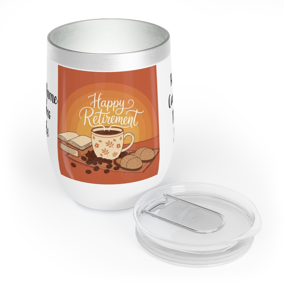 Happy Retirement Mug with Coffee and Books Product