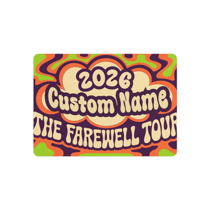 Personalized The Farewell Tour Retirement Metal Art Sign - Retiree Gifts Retirement Party