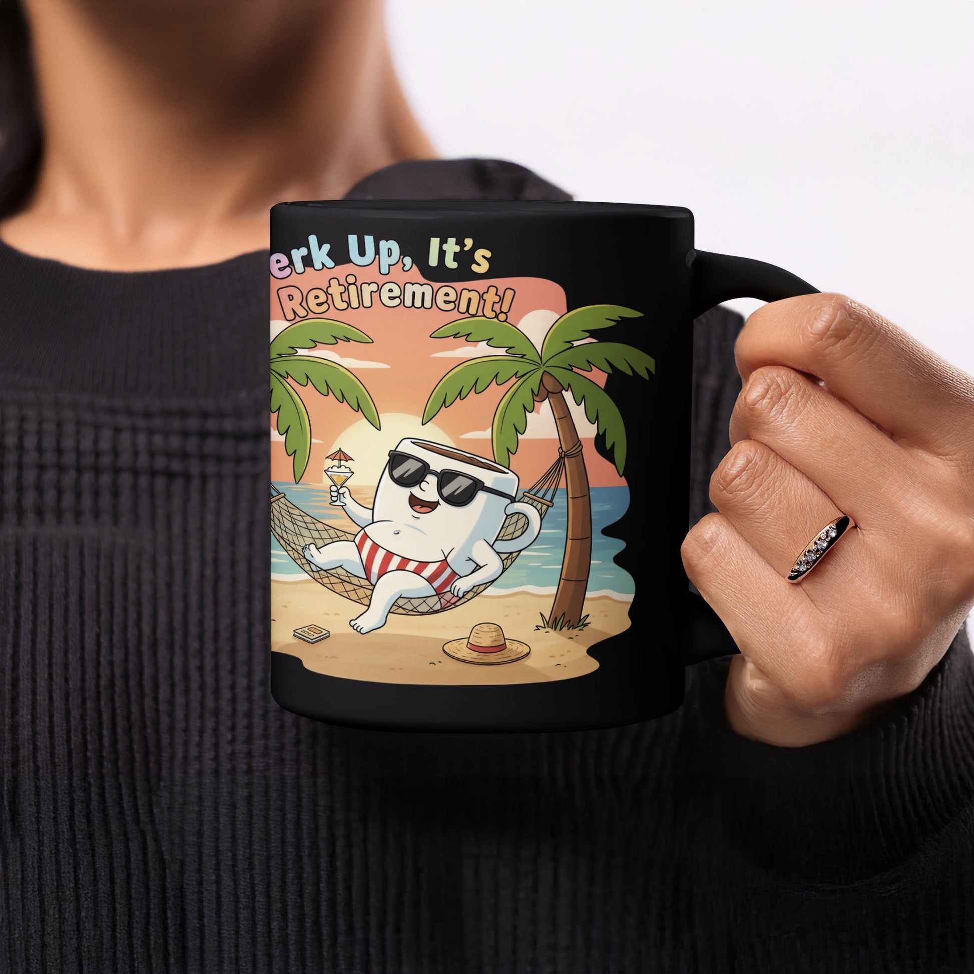 Perk Up It's Retirement Mug Fun Coffee Cup Gift