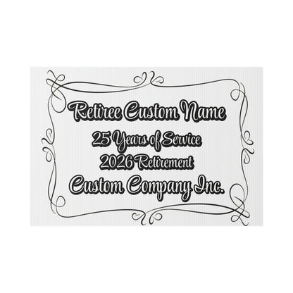 Retiree Custom Name 25 Years of Service Retirement product