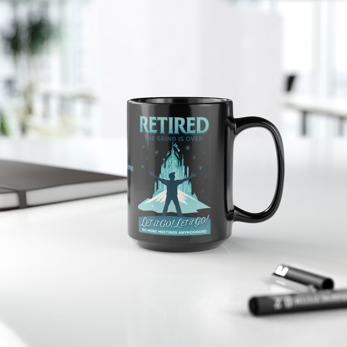 Retired The Grind Is Over Let It Go Mug For Retirement