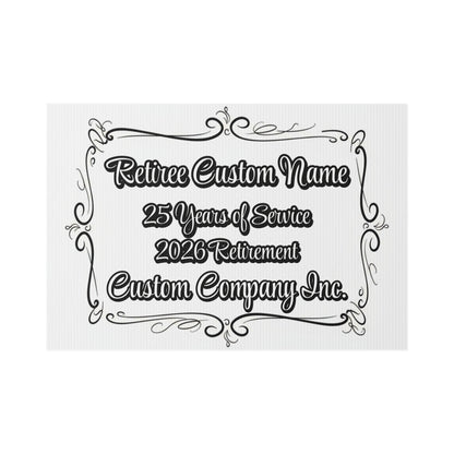 Retiree Custom Name 25 Years Service Retirement product