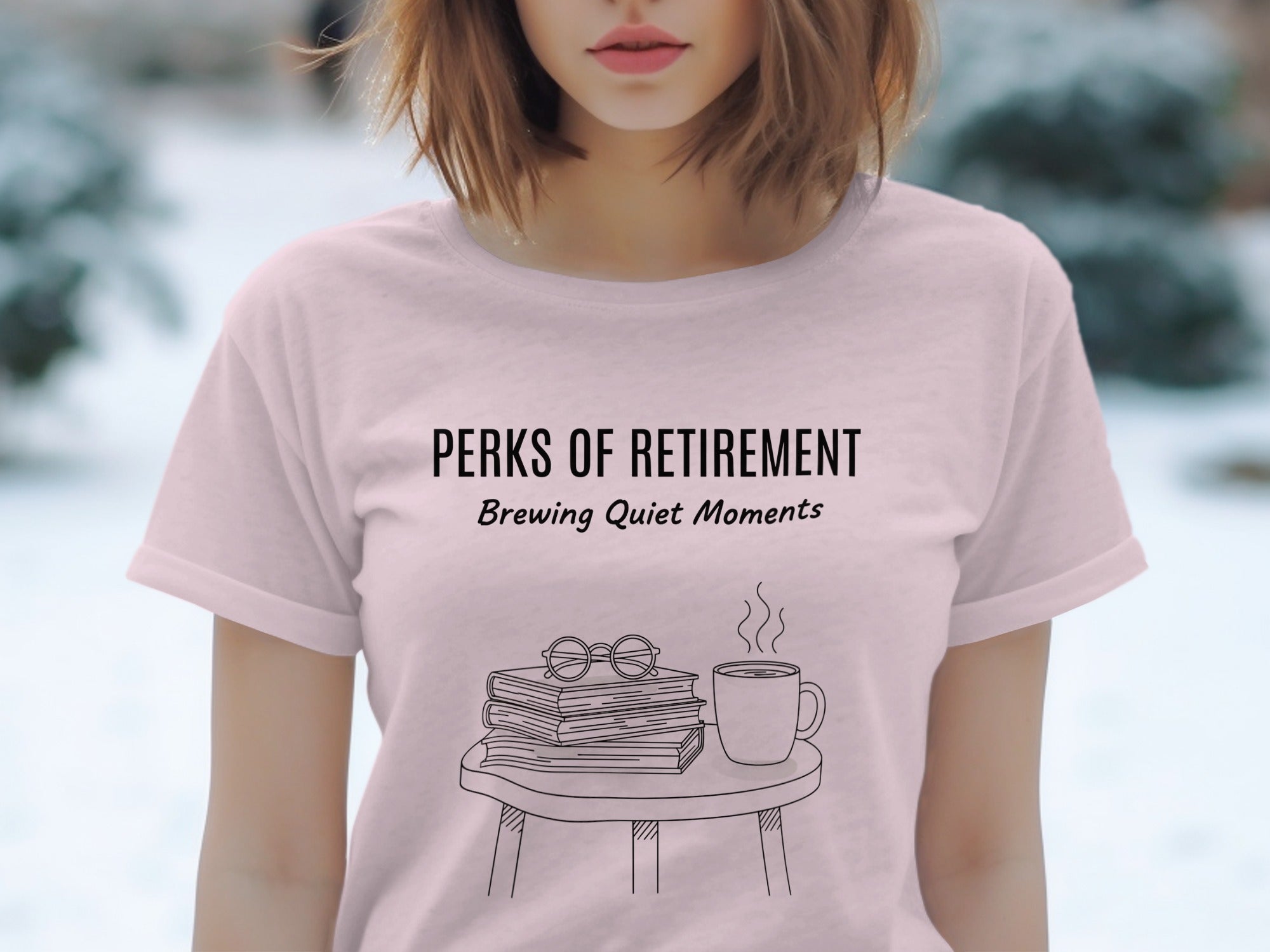 Perks of Retirement Brewing Quiet Moments T-Shirt
