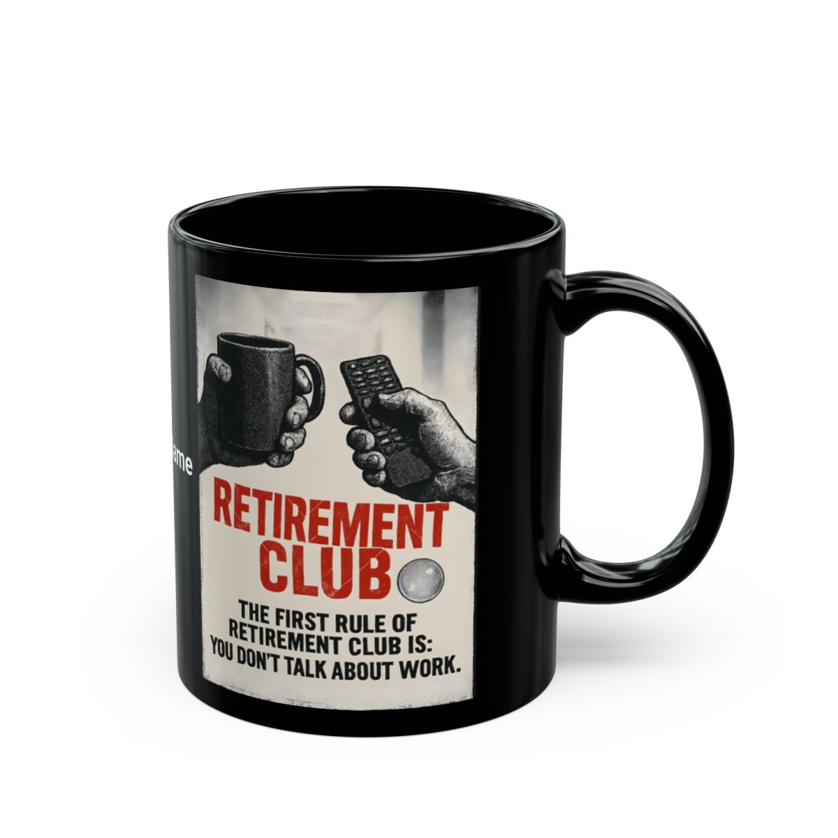 Funny Retirement Club Coffee Mug for Humorous Moments