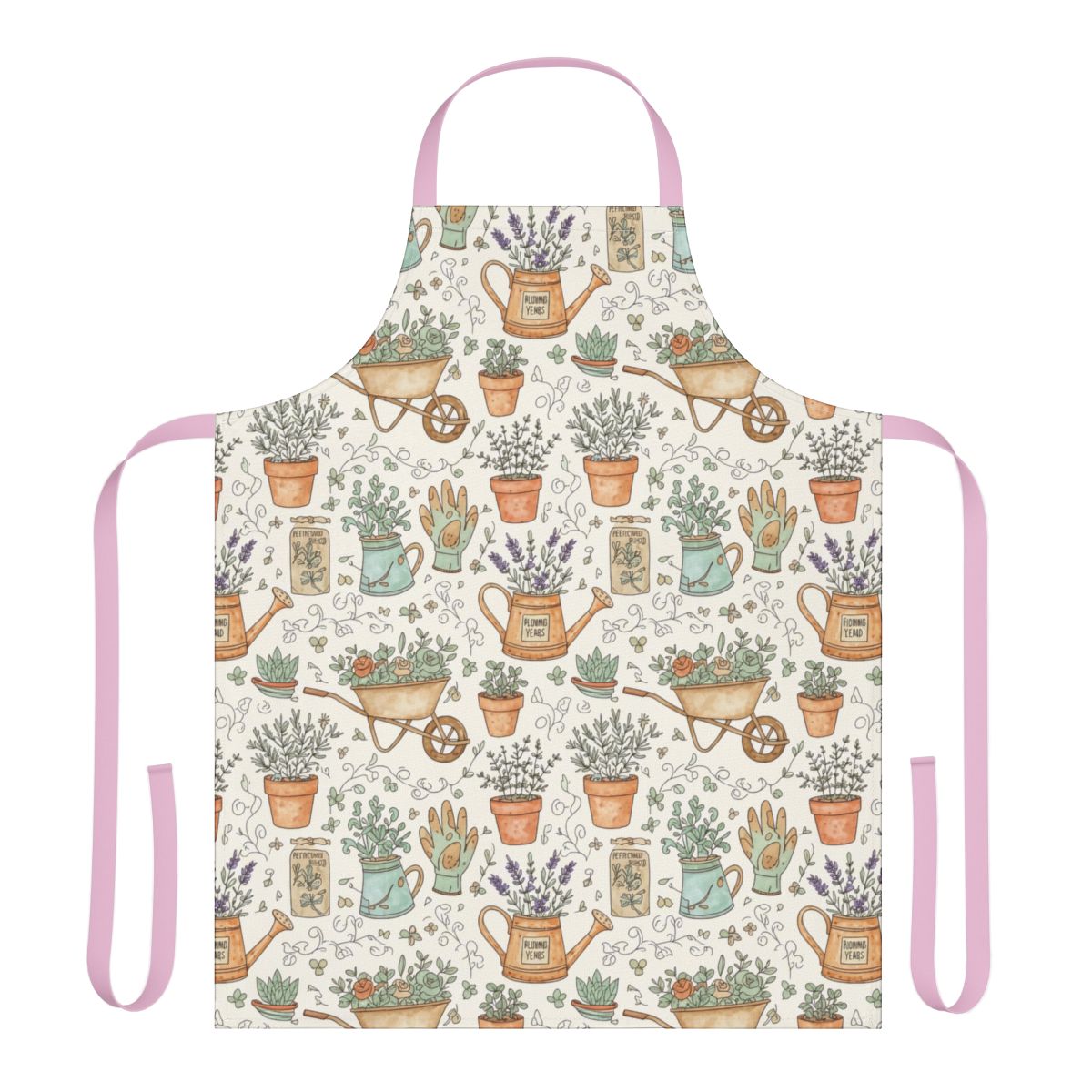 Gardening Tools and Plants Design Apron Product