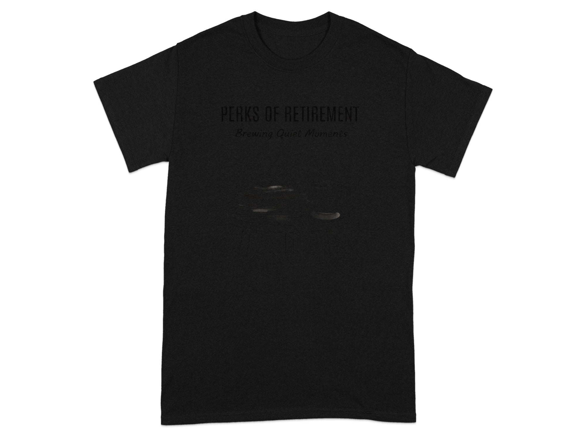 Perks of Retirement Brewing Quiet Moments T-shirt