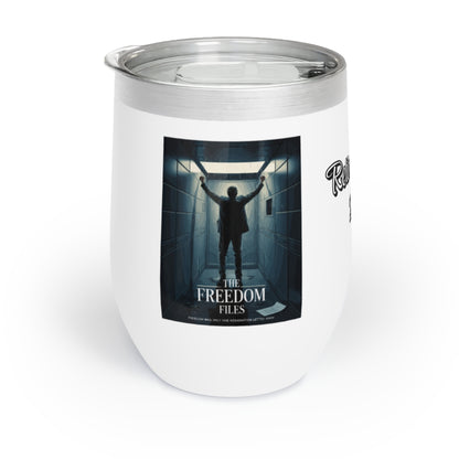 The Freedom Files Freedom Away | Retirement Personalized Wine Tumbler - Retiree Gifts Retirement Party