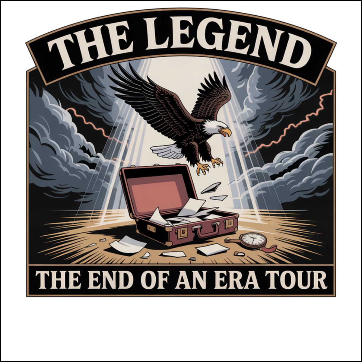 The Legend | The End of an Era Tour Ornaments - Retiree Gifts Retirement Party