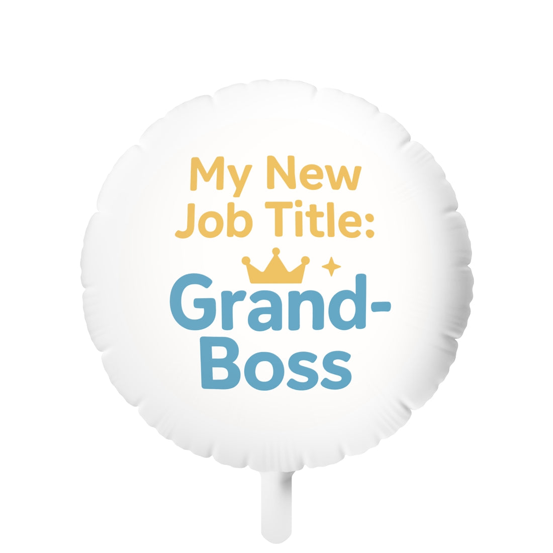 My New Job Title Grand Boss | Customizable Retirement Gift | Celebrate Retirement New Grandboss Title Mylar Ballons 11in or 22in - Retiree Gifts Retirement Party
