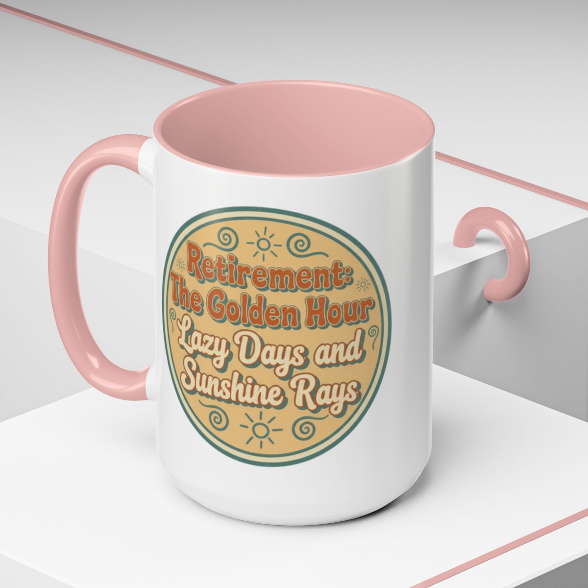 Retirement The Golden Hour Lazy Days and Sunshine Rays | Perfect Retirement Gift - Retiree Gifts Retirement Party