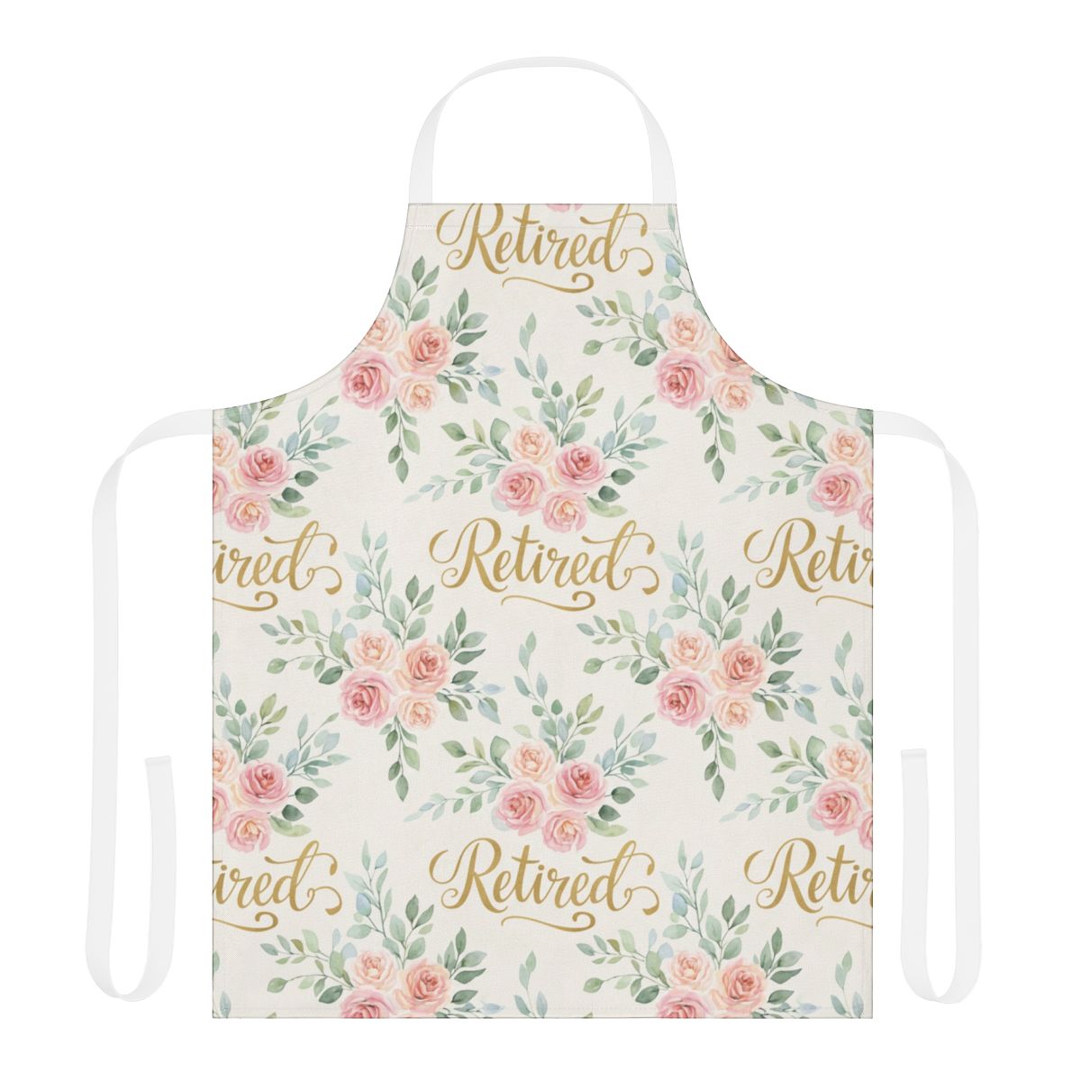 Floral Pattern Apron with Retired Design Perfect Gift