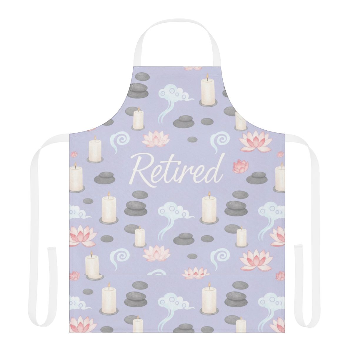 Retired Candles and Stones Themed Apron