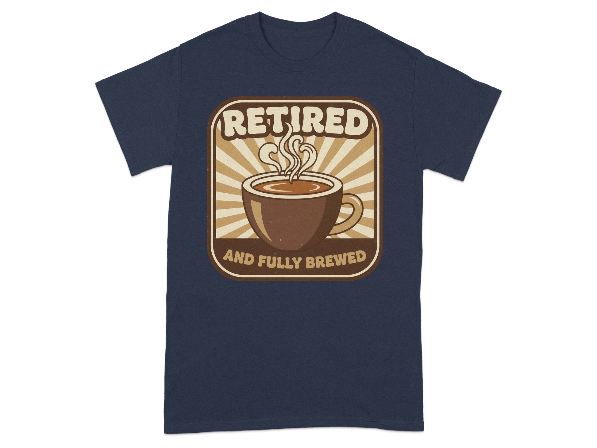 Retired and Fully Brewed Coffee Lovers T-shirt