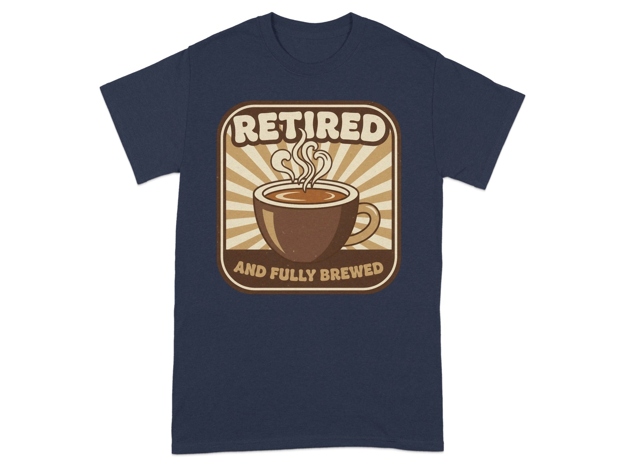Retired and Fully Brewed Coffee Lovers T-shirt