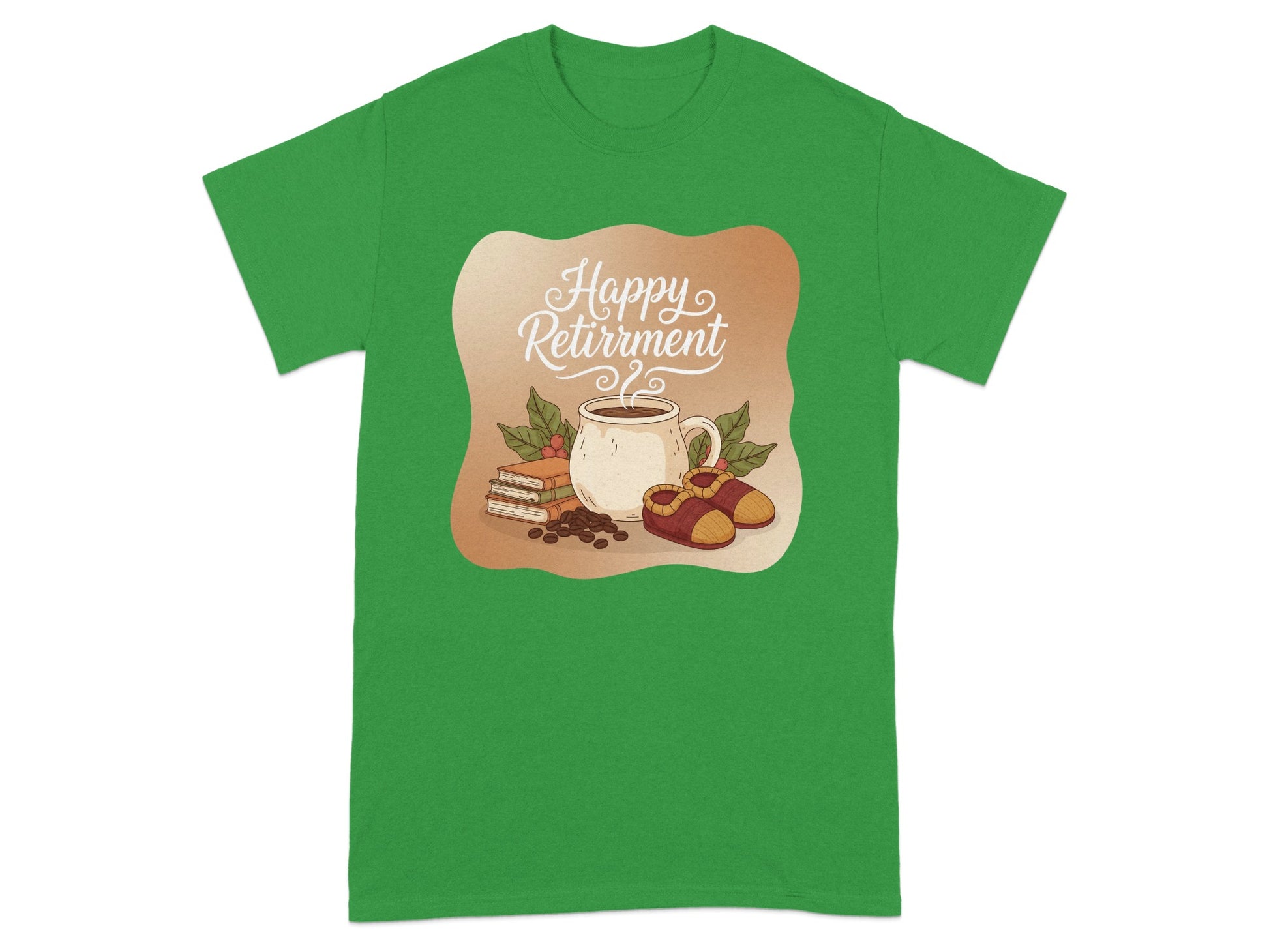 Happy Retirement Green Tee T-Shirt