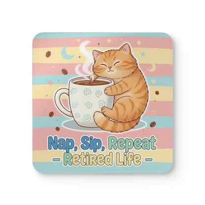 Nap Sip Repeat Retired Life Cat Themed Product
