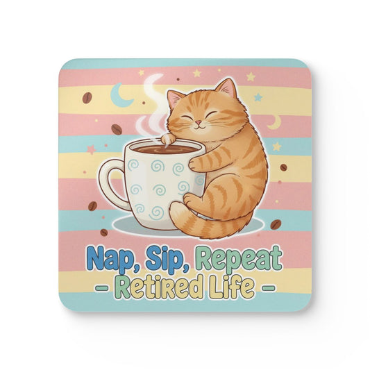 Nap Sip Repeat Retired Life Cat Themed Product