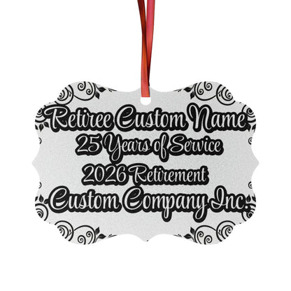 Retiree Custom Name 25 Years of Service 2026 Retirement Gift