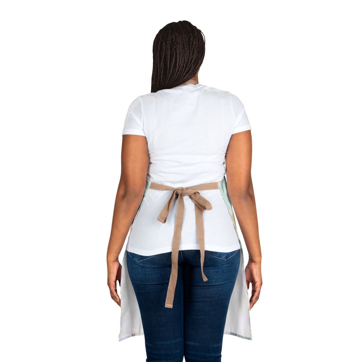 Stylish Adjustable Cross-Back Apron for Chefs and Bakers