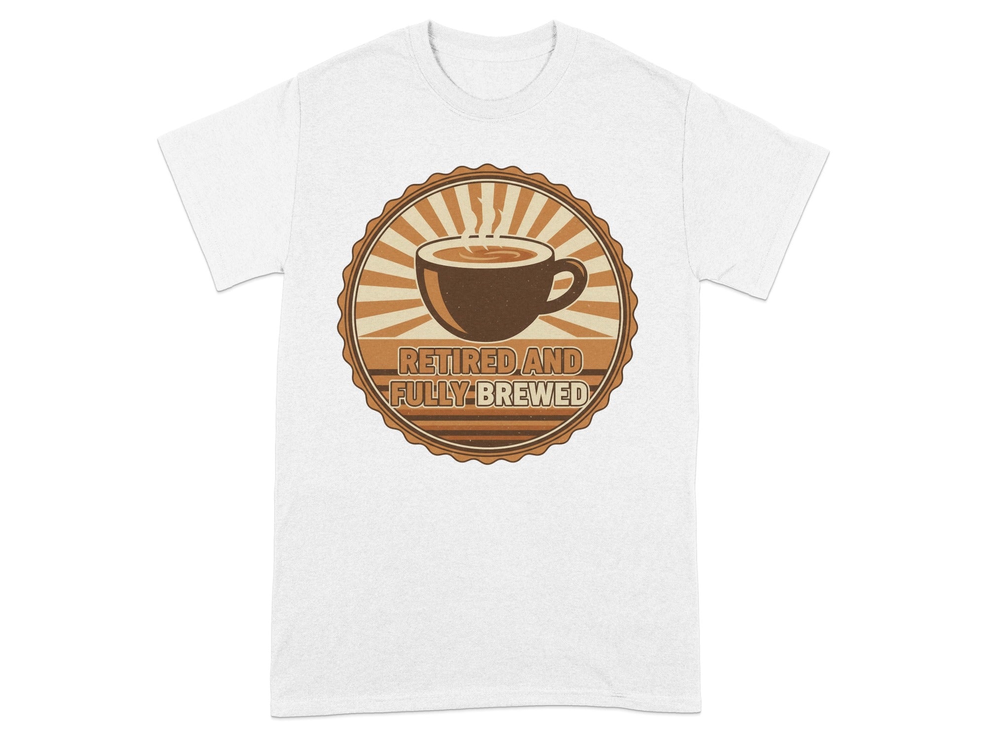 Retired and Fully Brewed Graphic Tee