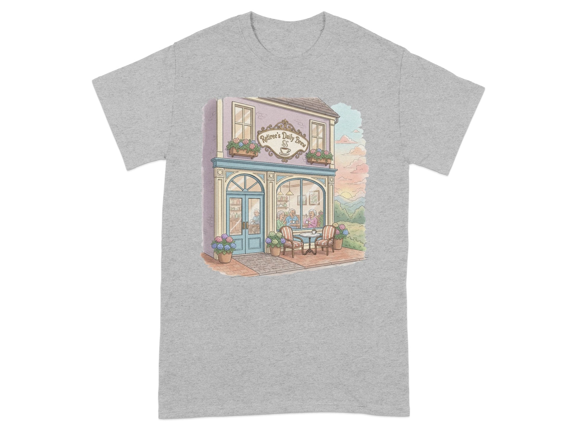 Charming Cottage Bakery Digital Art T-Shirt