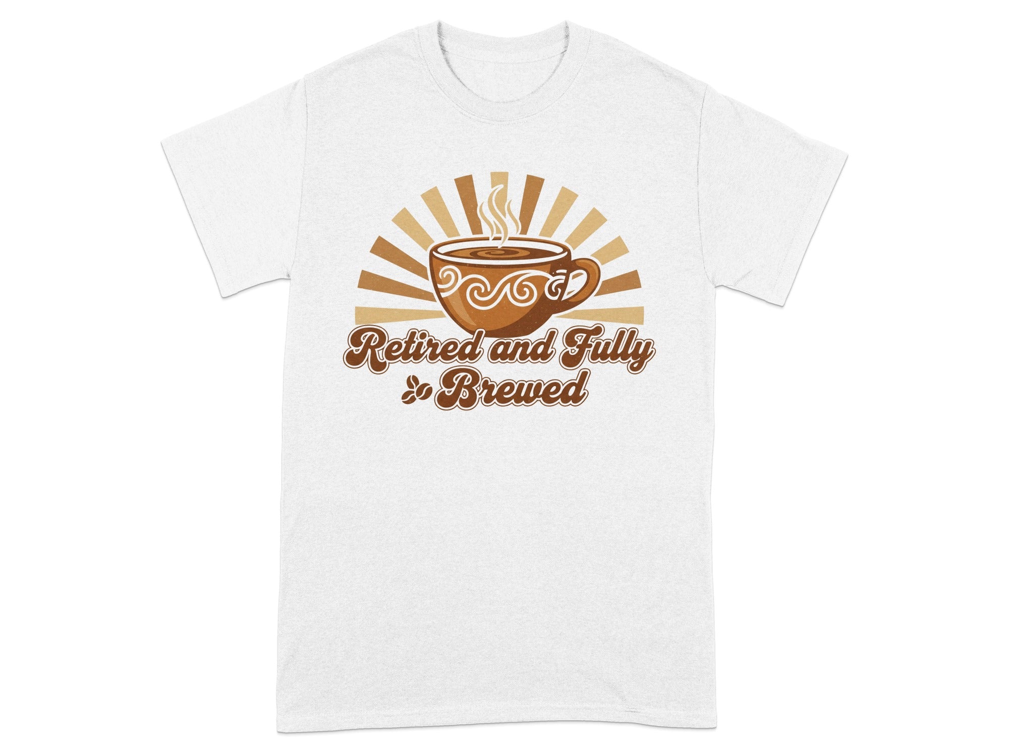 Retired and Fully Brewed Graphic T-Shirt product