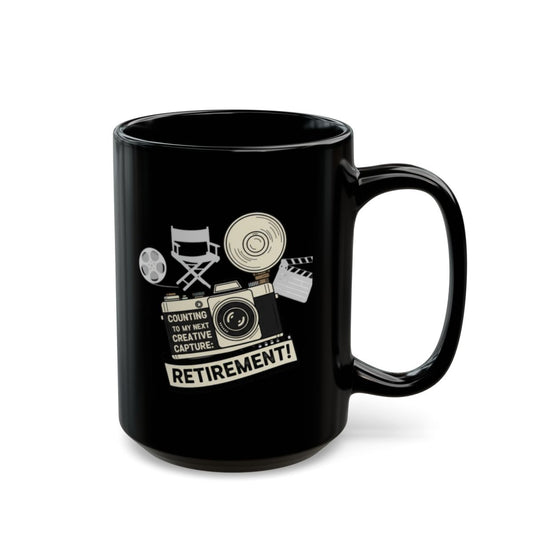 Counting to My Next Creative Capture | Retirement Gold Silver Black or Access Mugs - Retiree Gifts Retirement Party
