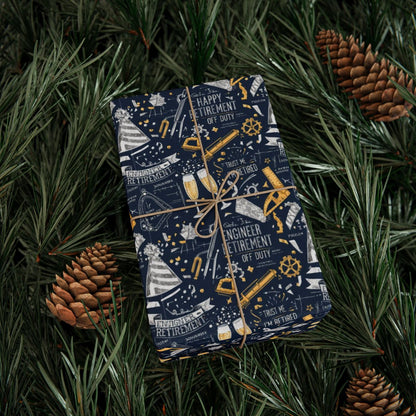 Happy Retirement Off Duty Engineer Wrap product type