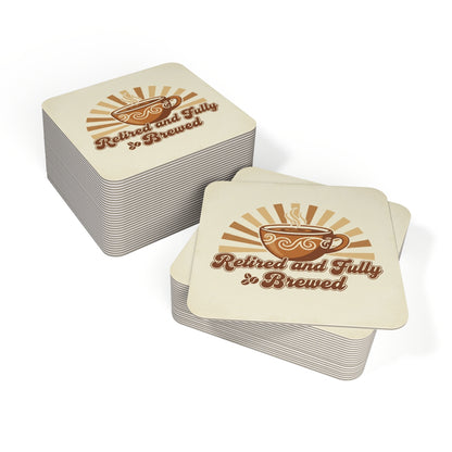 Retired and Fully Brewed Coasters Perfect for Gifts