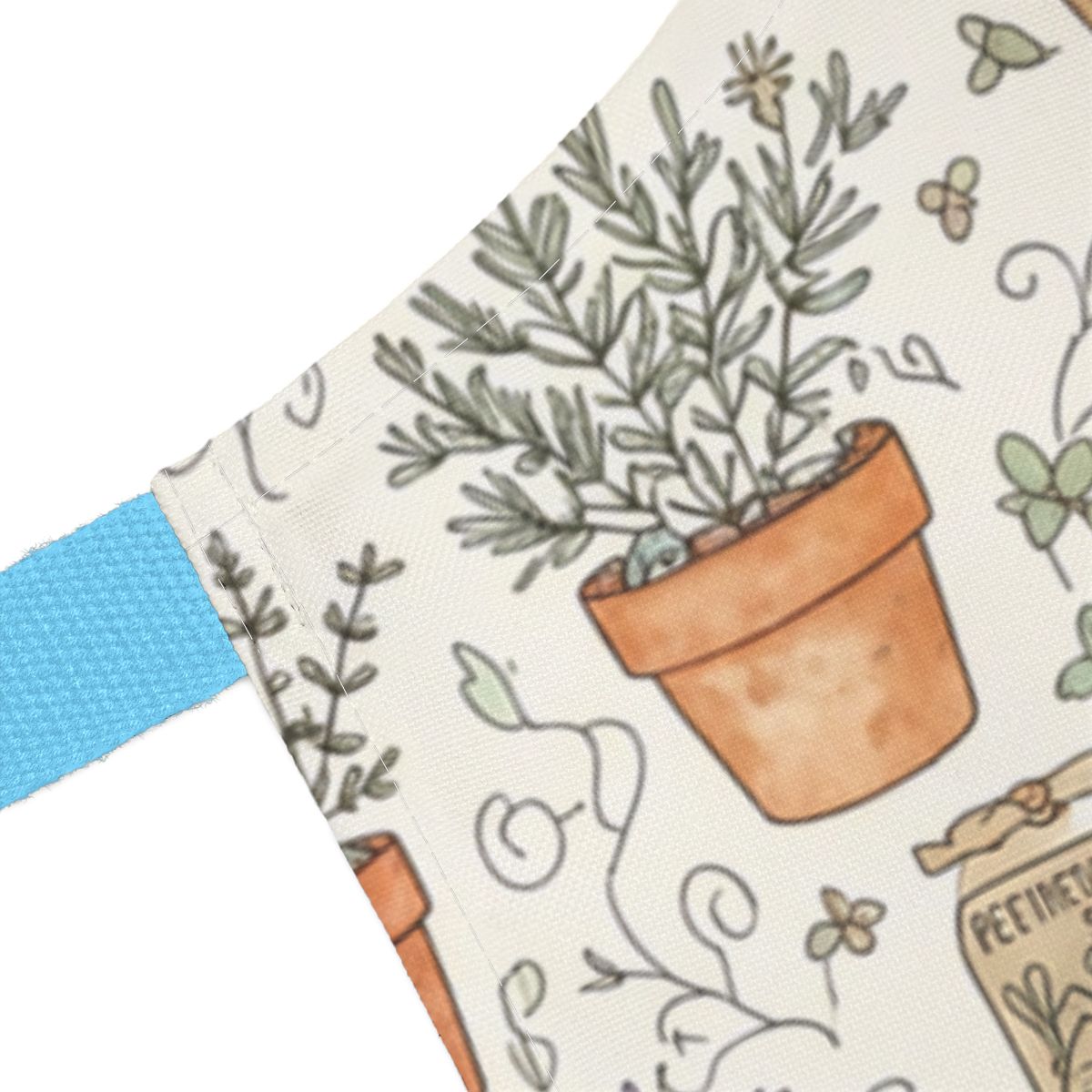 Potted Plants with Herbs and Decorative Patterns Product