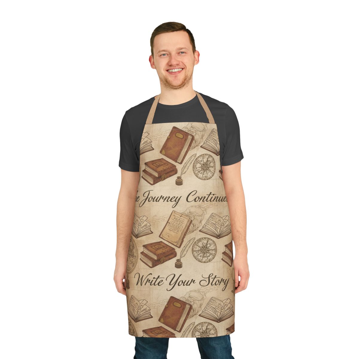 Vintage Books and Quotes Themed Apron Product