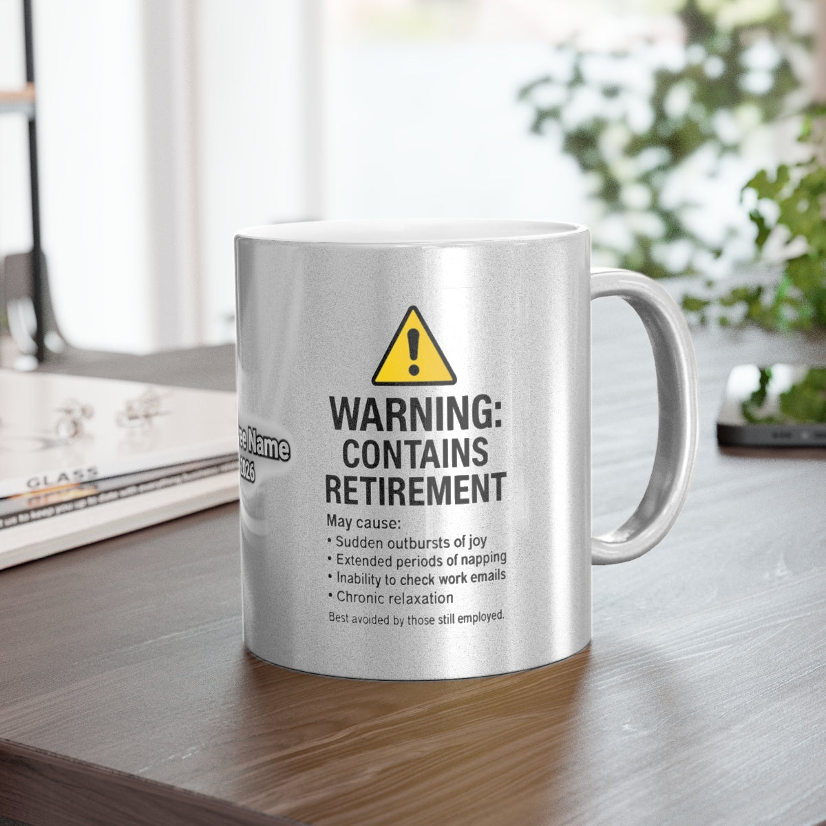 Warning Contains Retirement Funny Mug for Retirees