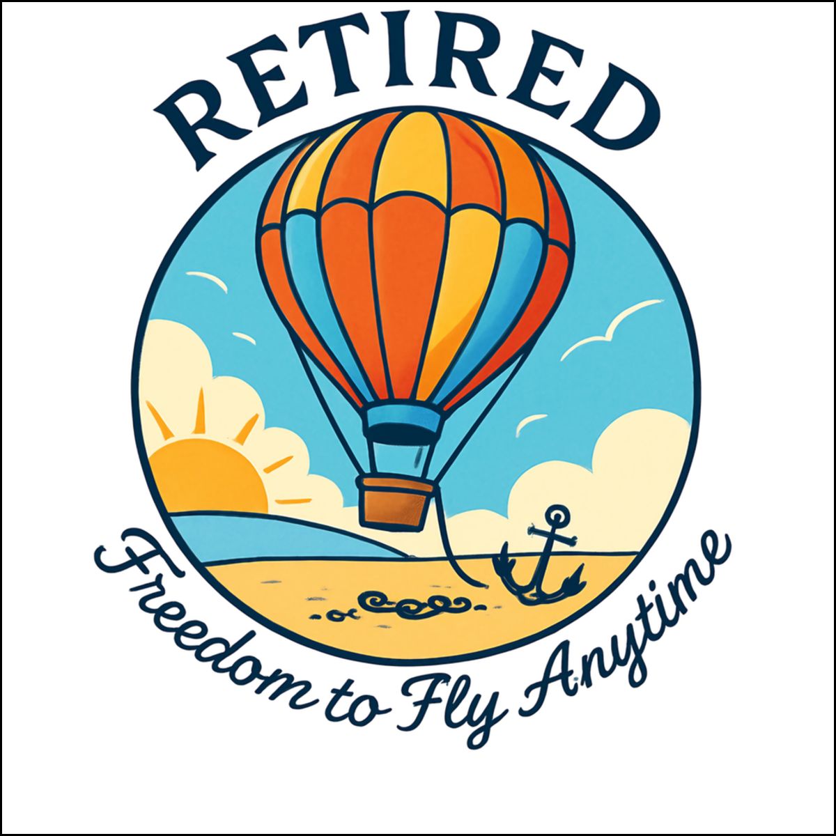 Retired | Freedom to Fly Anytime Ornaments - Retiree Gifts Retirement Party