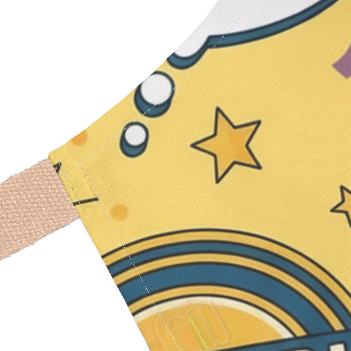 Cartoon Star and Circles Design Face Mask