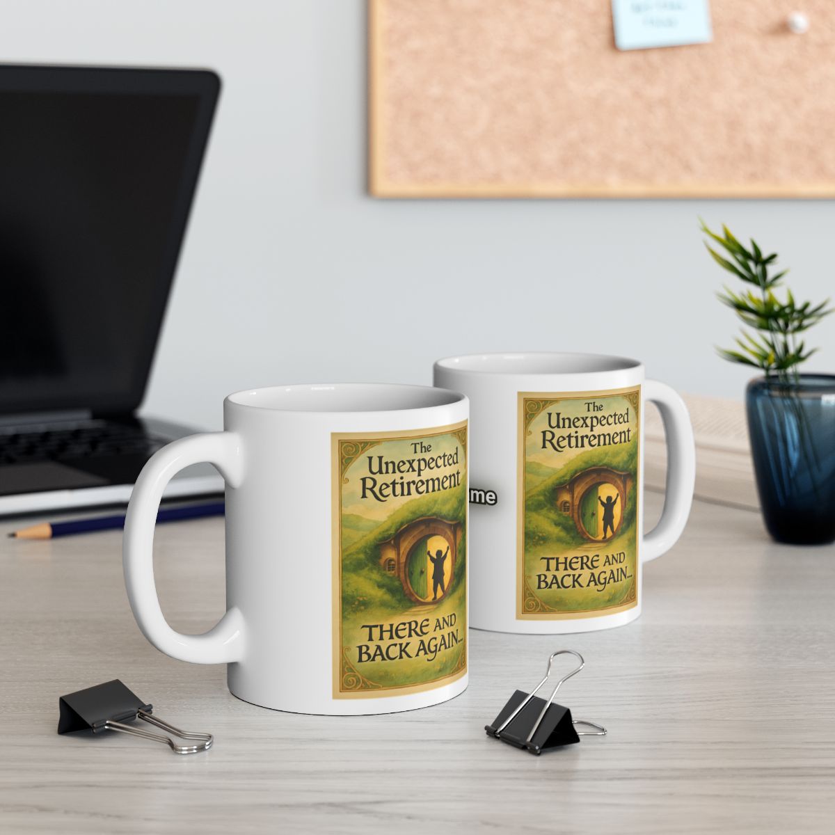 The Unexpected Retirement There And Back Again mug