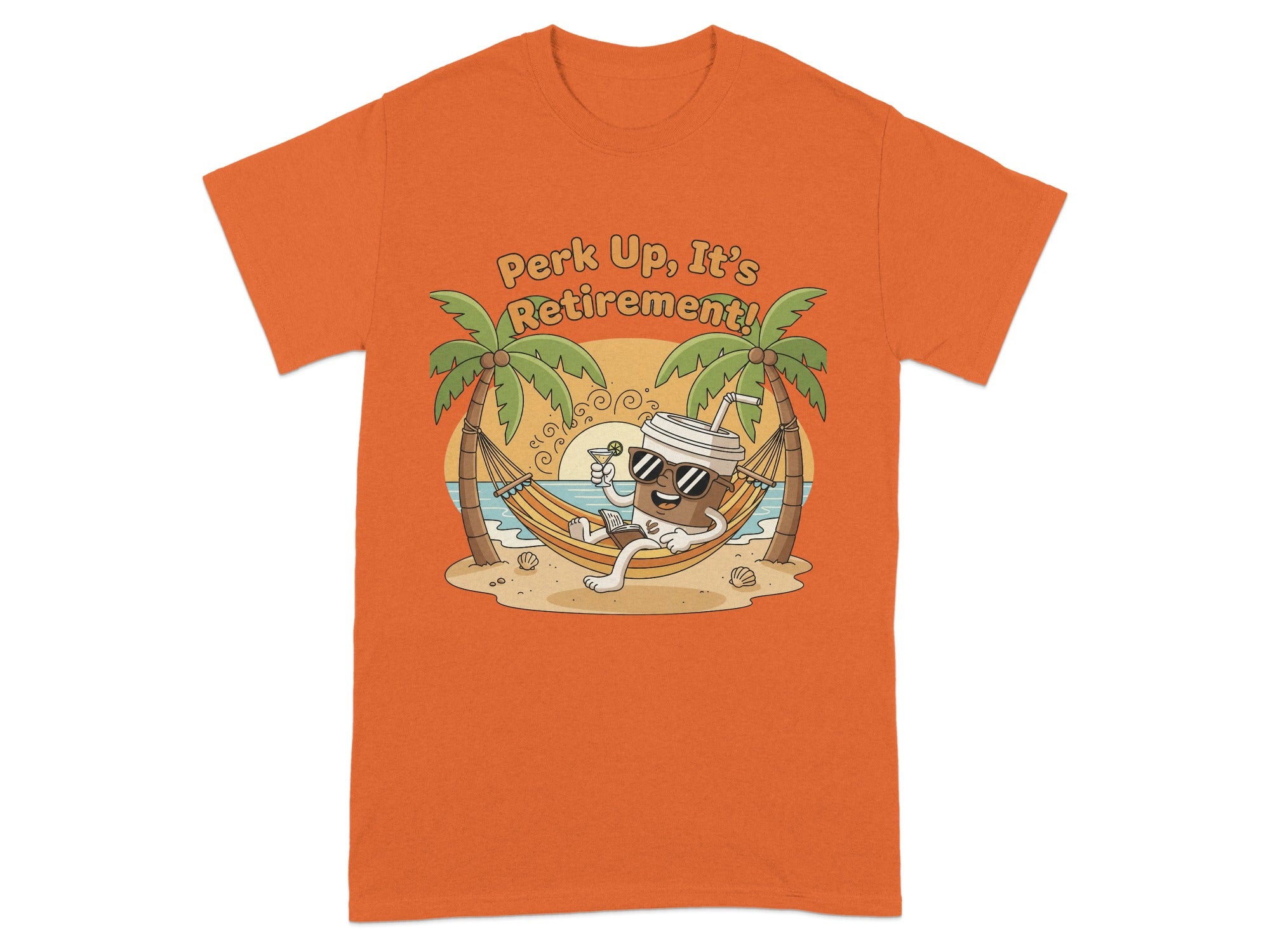 Perk Up It's Retirement Graphic T-Shirt