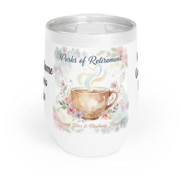 Perks of Retirement Brewed Bliss Blooming Freedom Cup