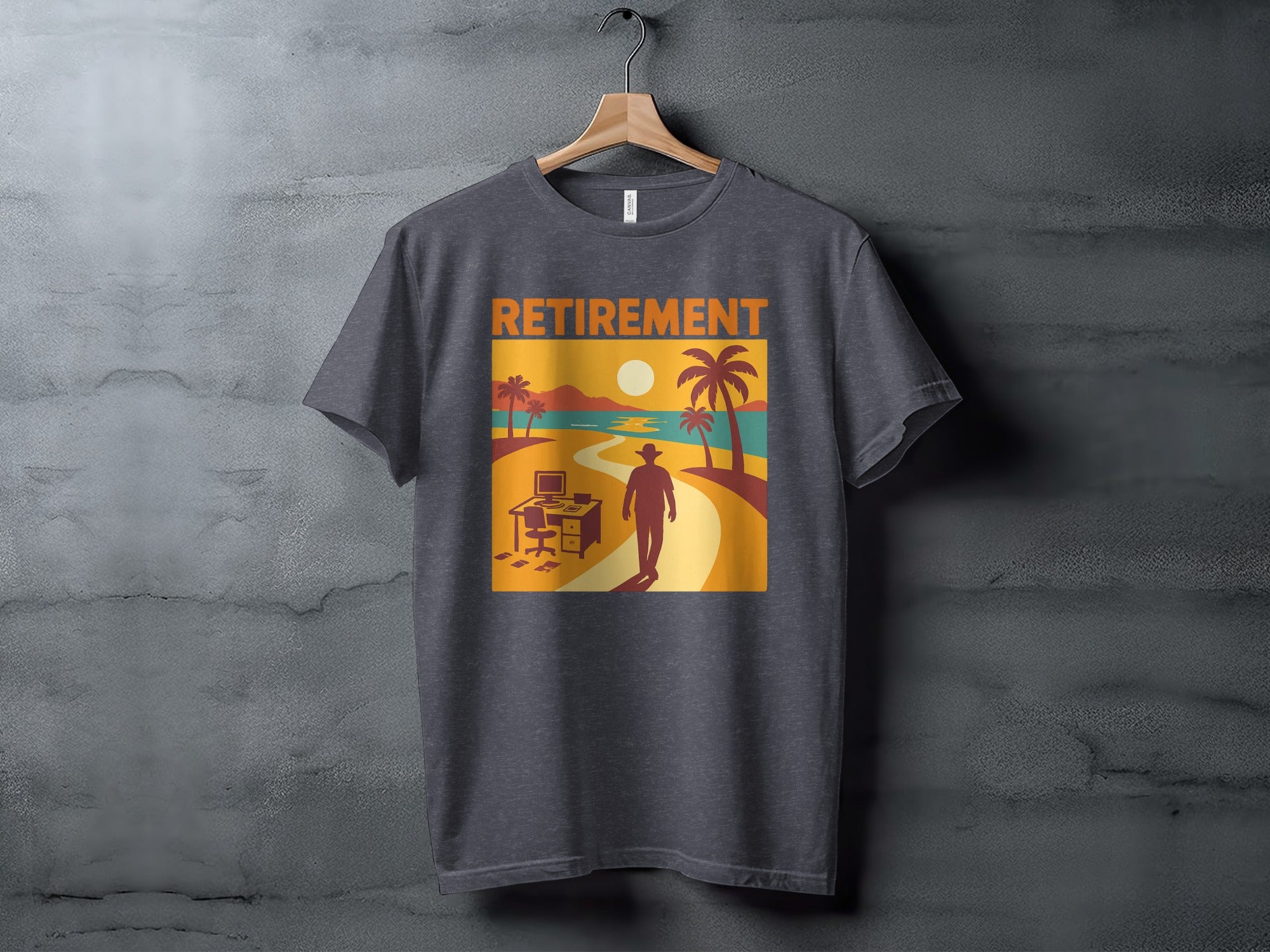 RETIREMENT | Prepare for Your Next Journey | Dark Heaterh Color Bella T-Shirts - Retiree Gifts Retirement Party