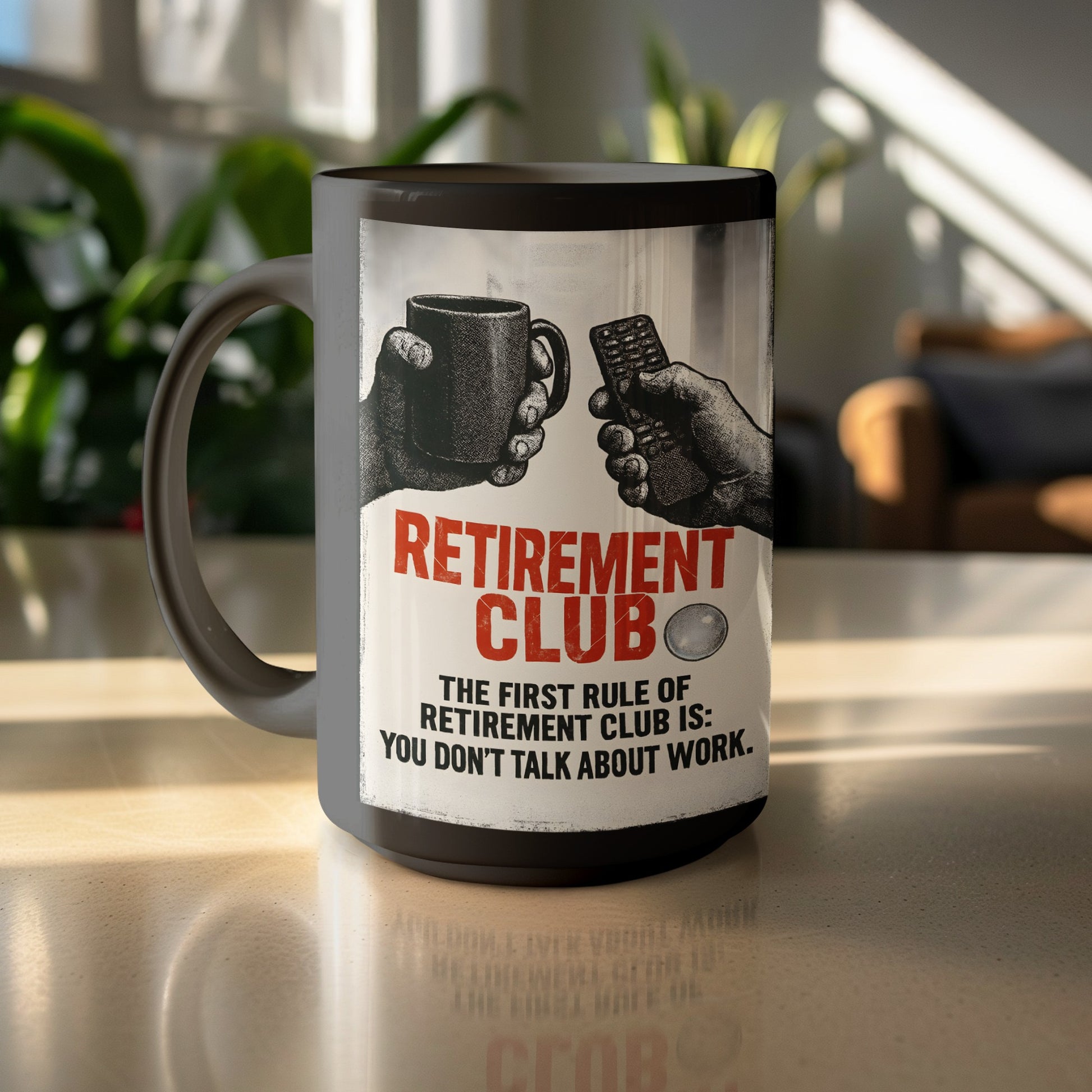 Retirement Club The First Rule of Retirement Club Mug
