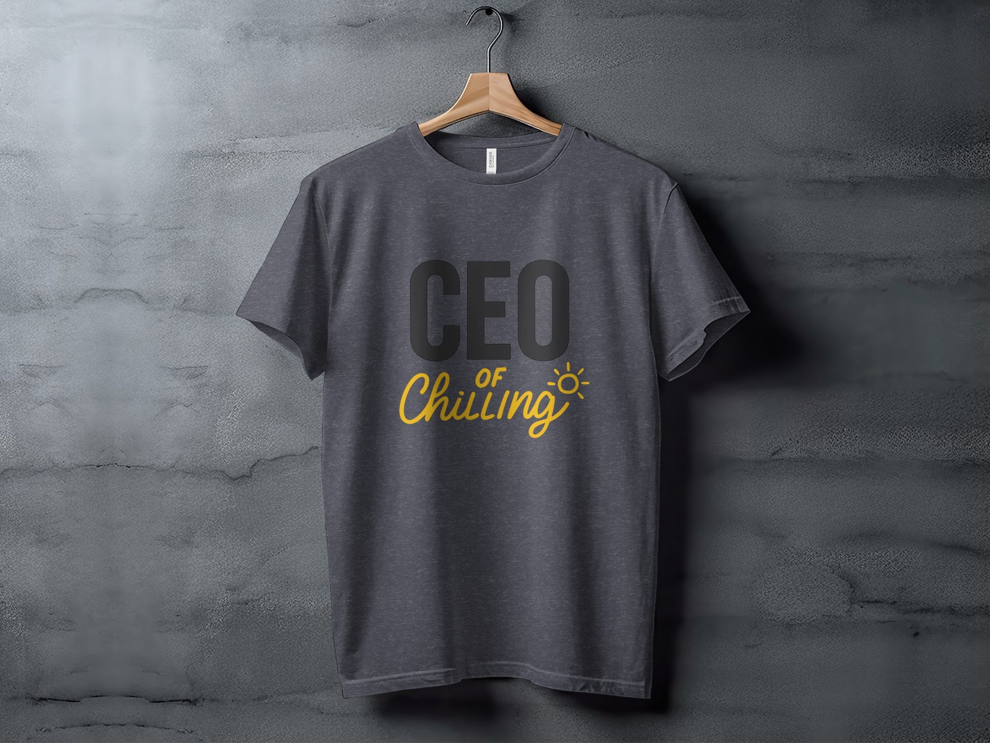 CEO of Chilling | Retire in Style with Dark Heather Color Bella T-Shirts - Retiree Gifts Retirement Party