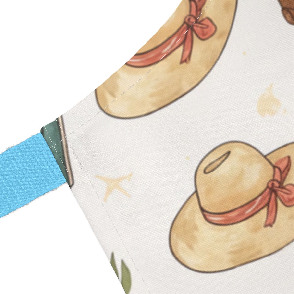 Wide Brim Straw Hats with Red Ribbon Pattern product