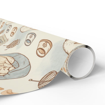 Cozy Pet Illustrated Decorative Paper for Crafts