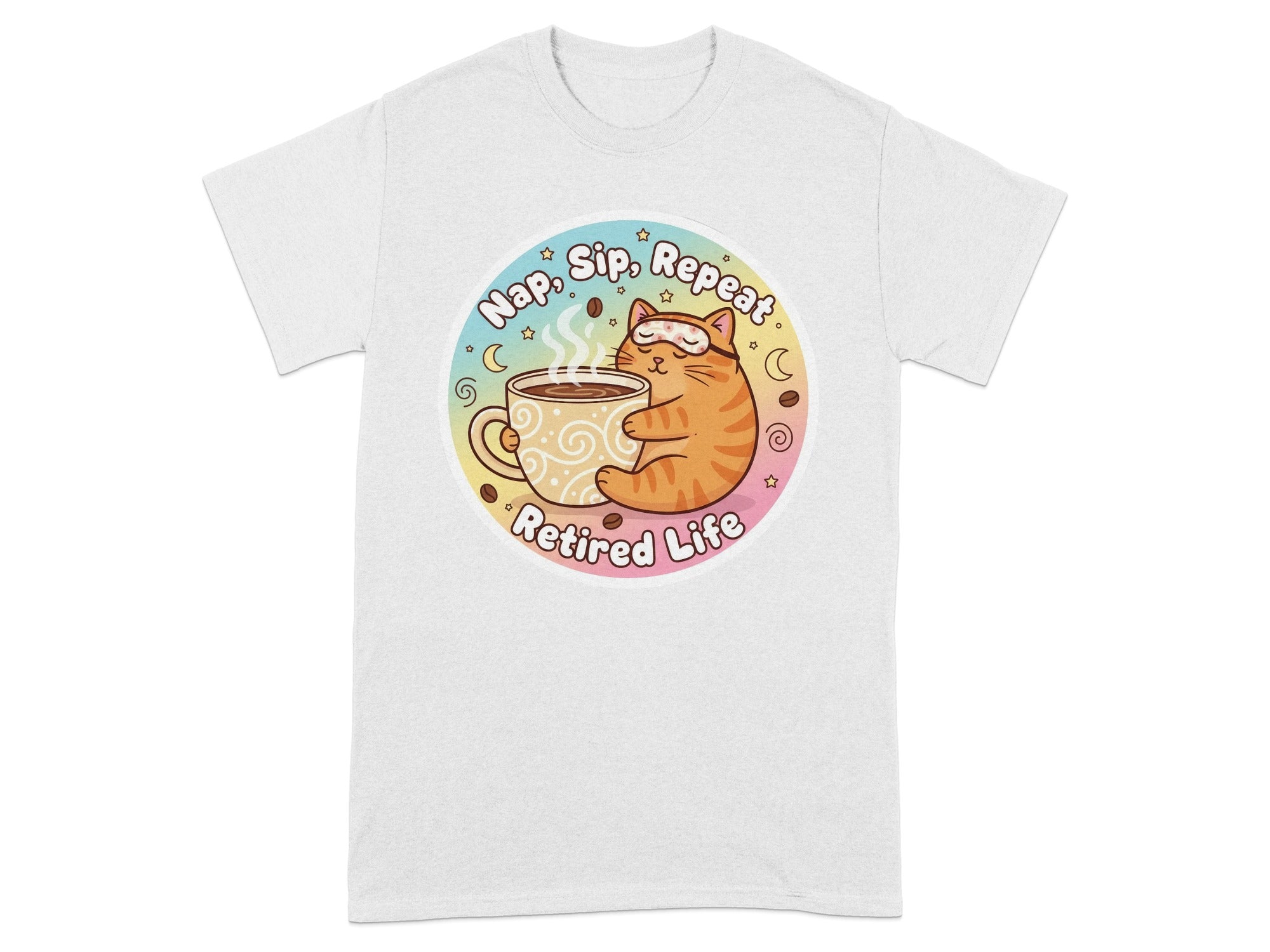 Nap Sip Repeat Retired Life Design T-shirt