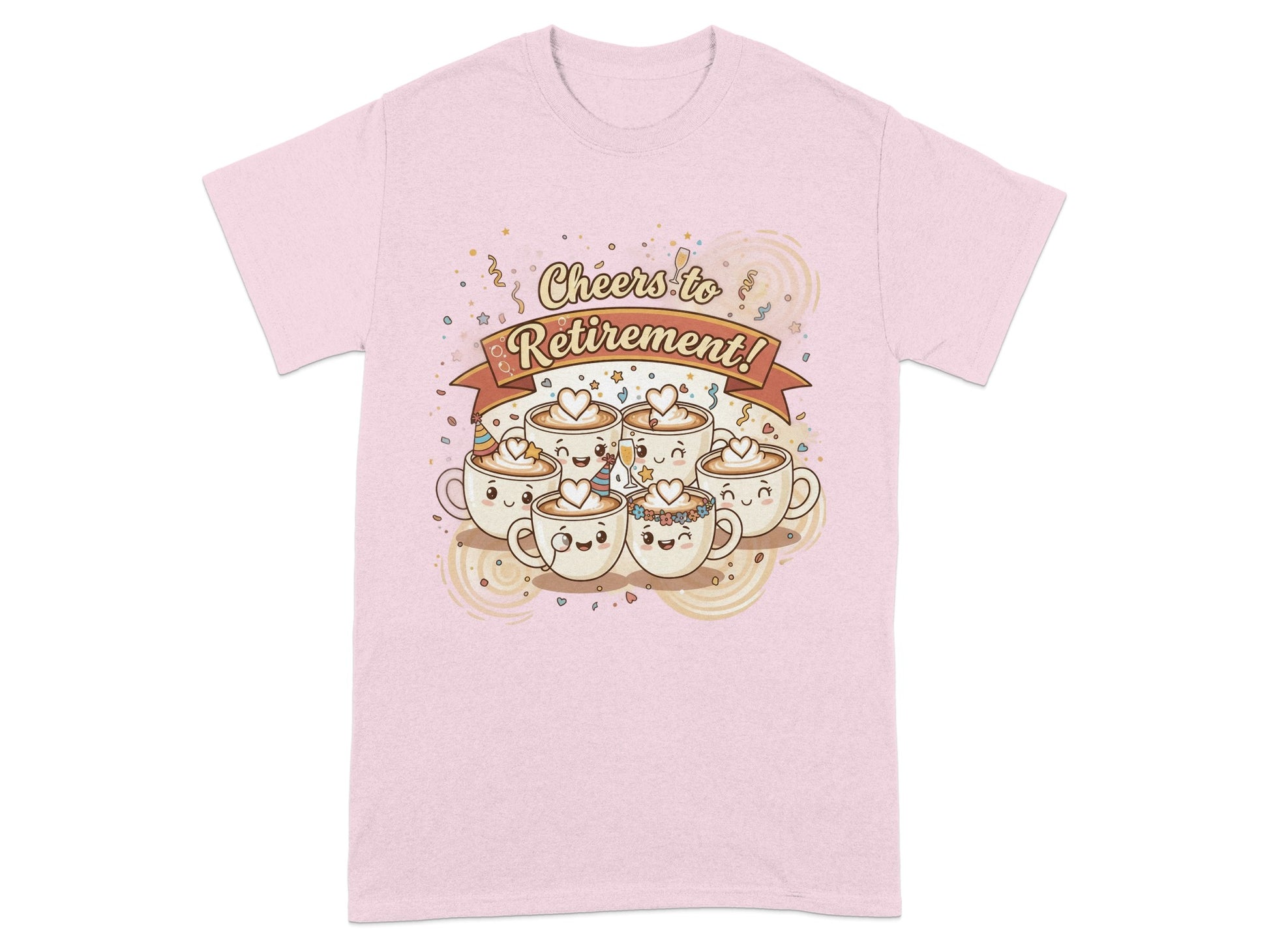 Cheers to Retirement Celebratory T-Shirt Design