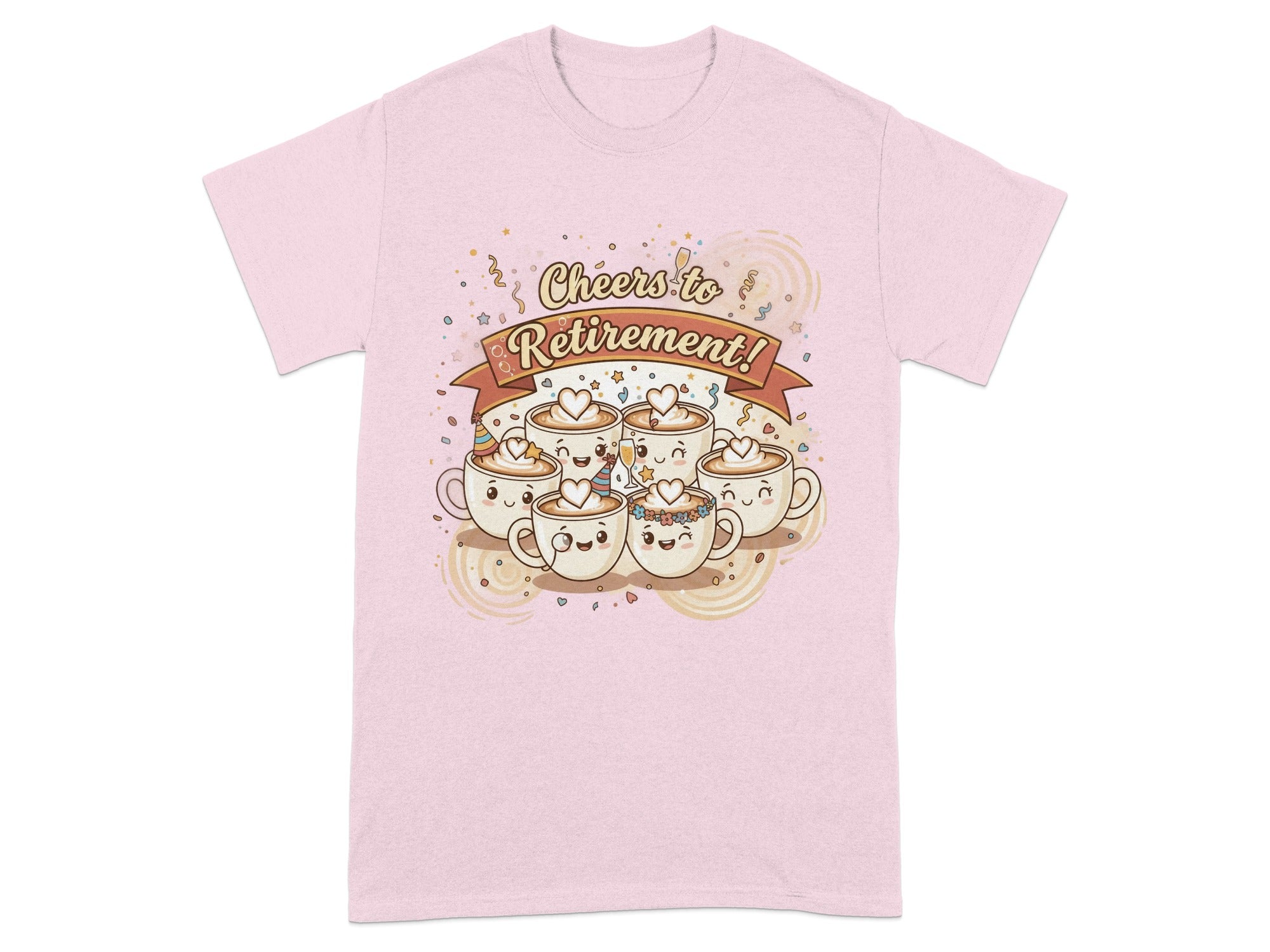 Cheers to Retirement Celebratory T-Shirt Design