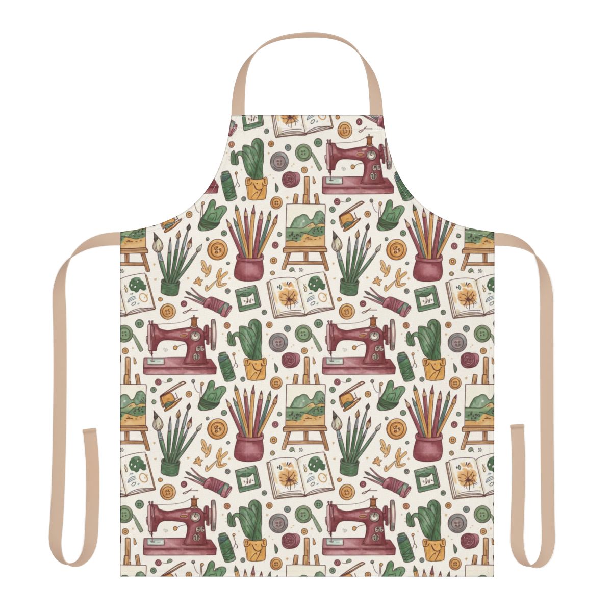 Artistic Sewing Supplies Patterned Apron