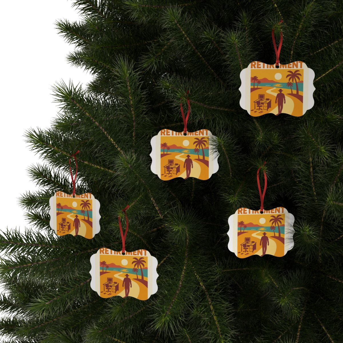 Retirement Ornaments | Celebrate Your New Journey - Retiree Gifts Retirement Party
