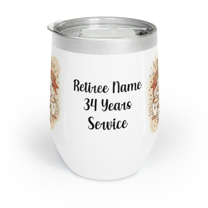 Retiree Name 34 Years Service Retirement Gift product
